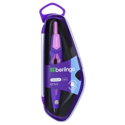 Готовальня Berlingo Envy 13.5 cм, розовый/фиолетовый