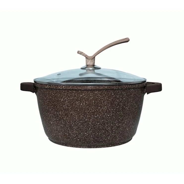 Кастрюля Sonifer SF-1113-32, 32 см, с крышкой, коричневый Кастрюля Sonifer SF-1113-32, 32 см, с крышкой, коричневый