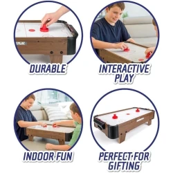 Настольный аэрохоккей Wilton Bradley, дерево, 70x36.5x10.5 см Настольный аэрохоккей Wilton Bradley, дерево, 70x36.5x10.5 см