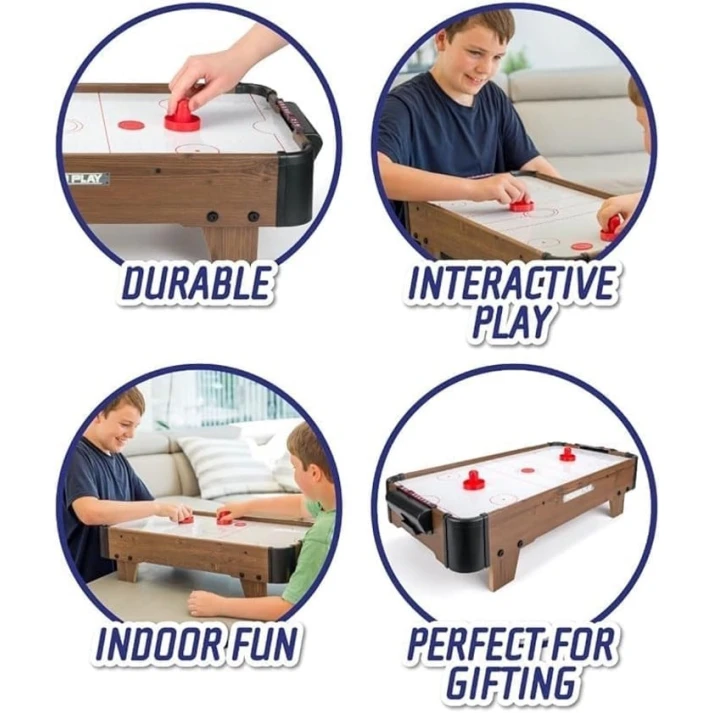 Настольный аэрохоккей Wilton Bradley, дерево, 70x36.5x10.5 см Настольный аэрохоккей Wilton Bradley, дерево, 70x36.5x10.5 см