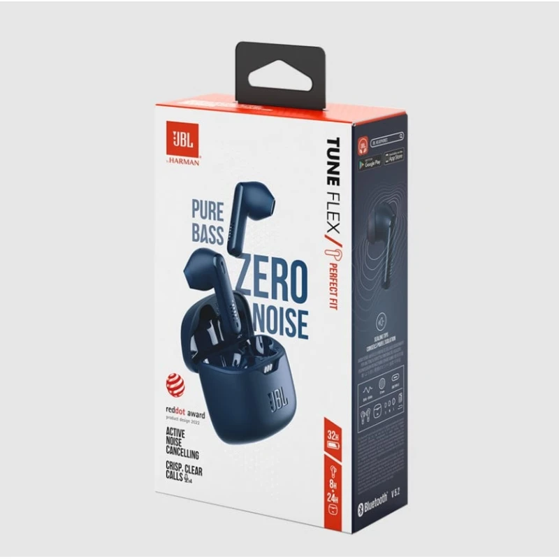 Беспроводные наушники JBL Tune Flex Headphones True Blue Беспроводные наушники JBL Tune Flex Headphones True Blue