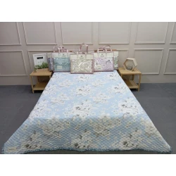 Одеяло Hanzade SHA-00006458, двуспальное, двухстороннее, летнее, текстурное, 170x230 см Одеяло Hanzade SHA-00006458, двуспальное, двухстороннее, летнее, текстурное, 170x230 см