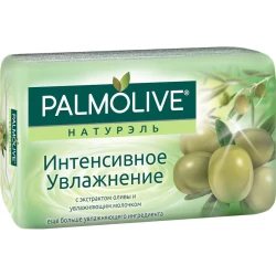 Мыло туалетное Palmolive интенсивное увлажнение с экстрактом оливы и увлажняющим молочком 90 г