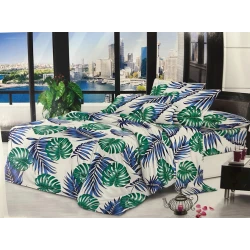 Комплект постельного белья Sahara SHA-00001345, пододеяльник 160x220 см, простыня 160x220 см, наволочка 50х70 см, полутораспальный, разноцветный