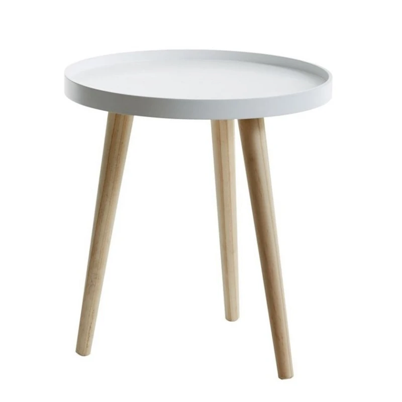 Журнальный стол JYSK Bakkebjerg, диаметр 40 см, высота 43 см, массив сосны/МДФ, белый/коричневый Журнальный стол JYSK Bakkebjerg, диаметр 40 см, высота 43 см, массив сосны/МДФ, белый/коричневый