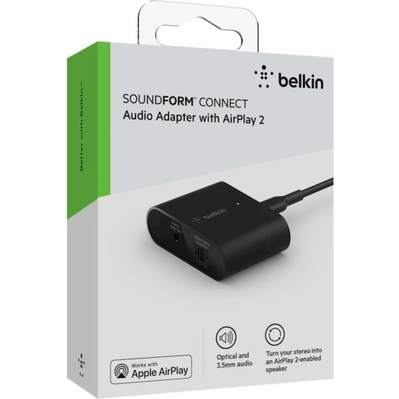 Аудиоадаптер Belkin SoundForm Connect AirPlay 2 Black (AUZ002VFBK) Аудиоадаптер Belkin SoundForm Connect AirPlay 2 Black (AUZ002VFBK)