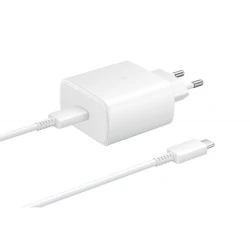 Сетевое зарядное устройство Samsung 45W PD Power USB Type-C 5A/1.8m White