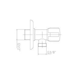 Кран водоразборный для биде GPD TMS01-2 Chromic Кран водоразборный для биде GPD TMS01-2 Chromic