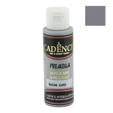 Akril boya Cadence Premium Acrylic Paint 6036 Gray, boz, 70 ml