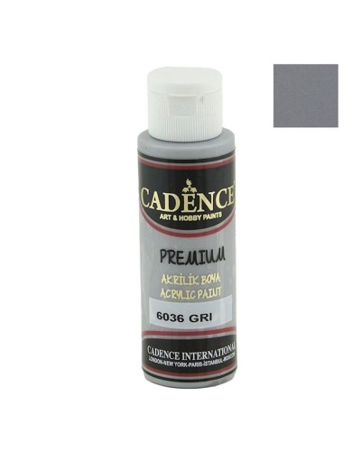 Akril boya Cadence Premium Acrylic Paint 6036 Gray, boz, 70 ml