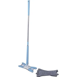 Швабра-бабочка ISMA 22, голубая, 130 см