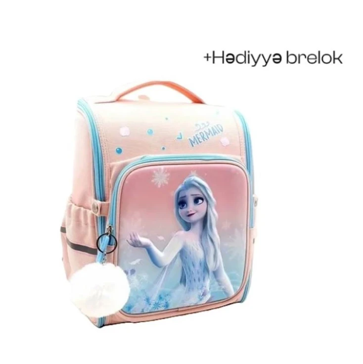 Məktəbli bel çantası Frozen CB34FEC56 çəhrayı Məktəbli bel çantası Frozen CB34FEC56 çəhrayı