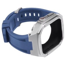 Qayış və çexol SW715 Apple Watch 44/45mm üçün Blue/Silver