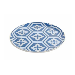 Тарелка Porland Morocco 04AP021461, фарфор, голубая, 24 см