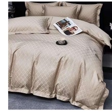 Yataq dəsti Maison Dor homestore_vm639, yorğan üzü 200x220 sm, mələfə 240x260 sm, yastıq üzü (2 əd) 50x70 sm, ikinəfərlik, satin, bej