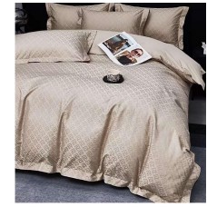 Yataq dəsti Maison Dor homestore_vm639, yorğan üzü 200x220 sm, mələfə 240x260 sm, yastıq üzü (2 əd) 50x70 sm, ikinəfərlik, satin, bej