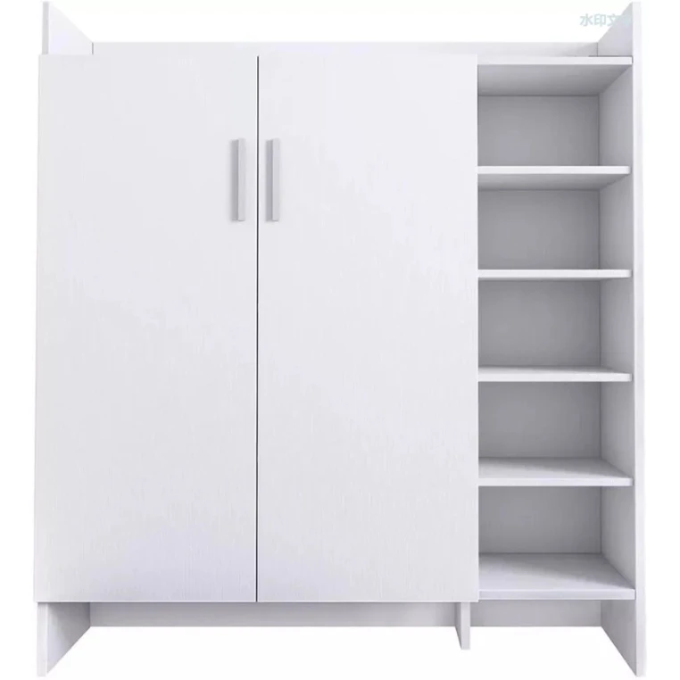 Ayaqqabı üçün tumba Art Mebel 13, laminat, ağ, 90x90x30 sm