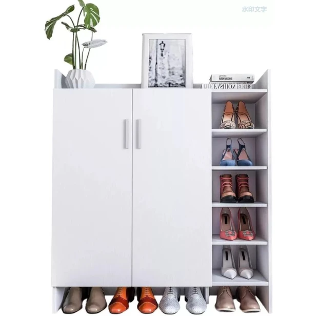 Ayaqqabı üçün tumba Art Mebel 13, laminat, ağ, 90x90x30 sm