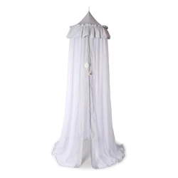 Навес для детской кроватки Funna baby Romantika Toys, серый, 600х170 см