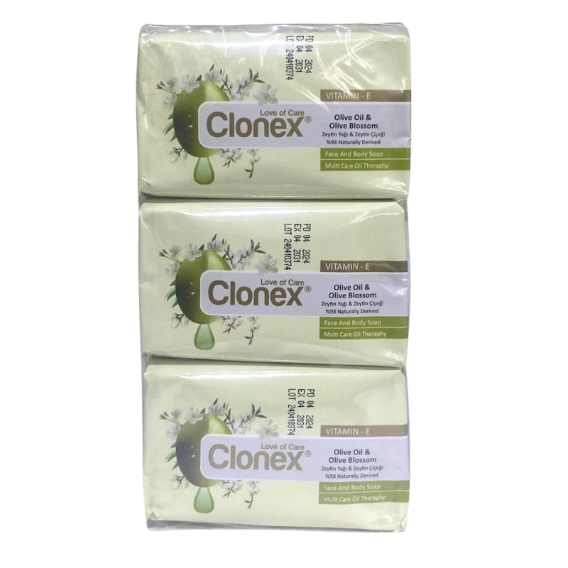 Sabun Clonex Love of Care Olive Oil & Olive Blossom, 6 x 90 q Sabun Clonex Love of Care Olive Oil & Olive Blossom, 6 x 90 q