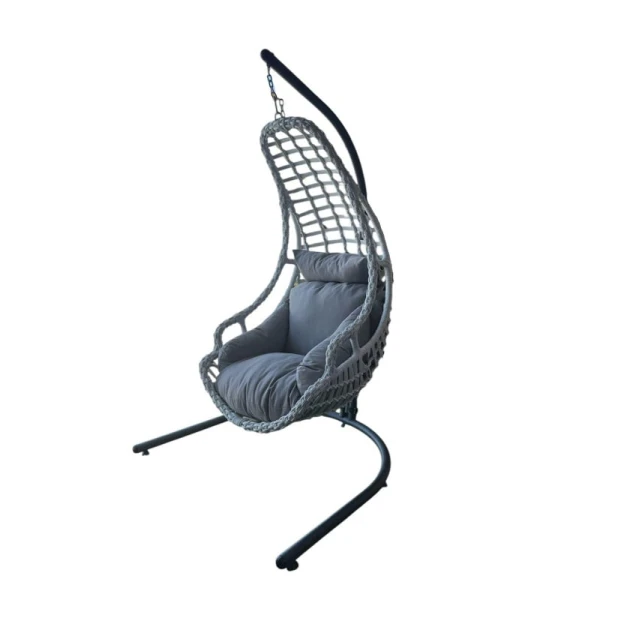 Bağ yelləncəyi Formet Kule MyGardenBaku_10008, tək nəfərlik, boz