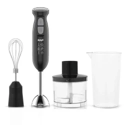 Novatech RAF R.32777 Blender Seti 800W Güc, Turbo Rejim, Çırpıcı və Doğrayıcı ilə Tam Set