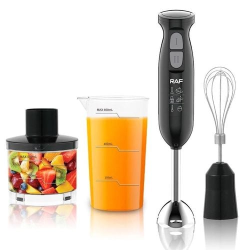 Novatech RAF R.32777 Blender Seti 800W Güc, Turbo Rejim, Çırpıcı və Doğrayıcı ilə Tam Set