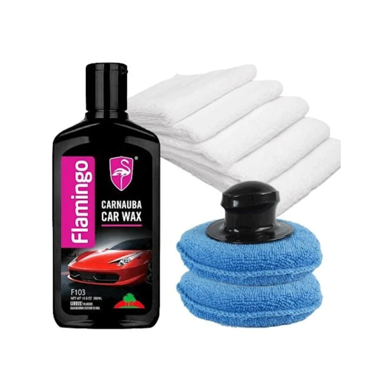 Воск для кузова автомобиля Flamingo F103 Carnauba, 300 мл