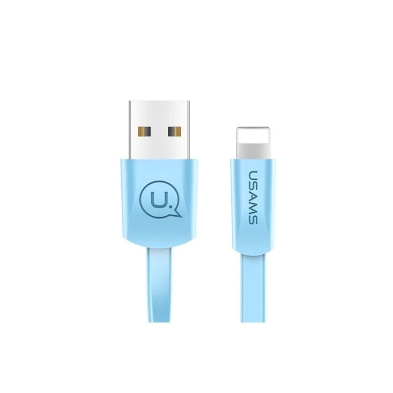 Кабель USB USAMS U2 Lightning Cable, Голубой Кабель USB USAMS U2 Lightning Cable, Голубой