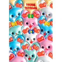 Bloknot Проф-Пресс Тренд Тетрадь Кролички, A5, 40 vərəq