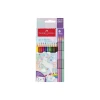 Rəngli Karandaş dəsti Faber Castell Unicorn 111219, 10+3 rəng