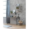 Письменный стол JYSK Vandborg 60x120x75 см, бежевый/черный