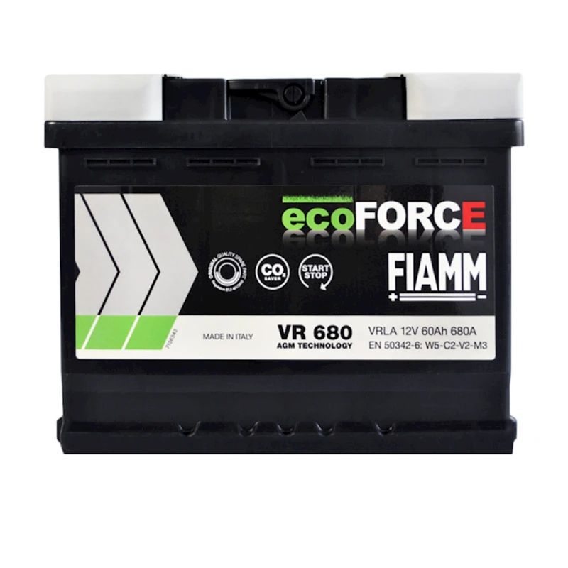 Автомобильный аккумулятор Fiamm Ecoforce VR680 60Аh 680A L2 AGM R+