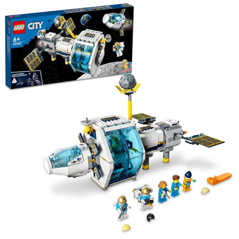 Конструктор LEGO City Lunar Space Station 60349, 6+ лет, 500 элементов