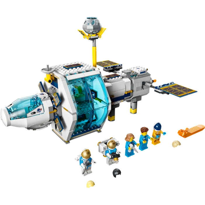 Конструктор LEGO City Lunar Space Station 60349, 6+ лет, 500 элементов