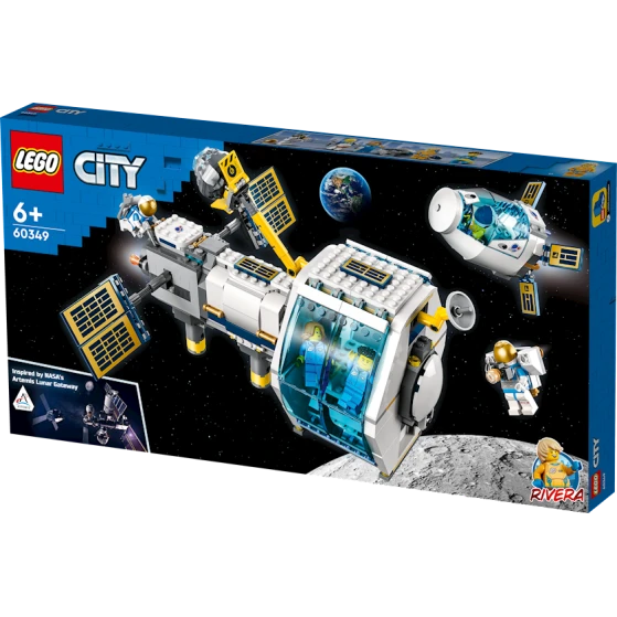Конструктор LEGO City Lunar Space Station 60349, 6+ лет, 500 элементов