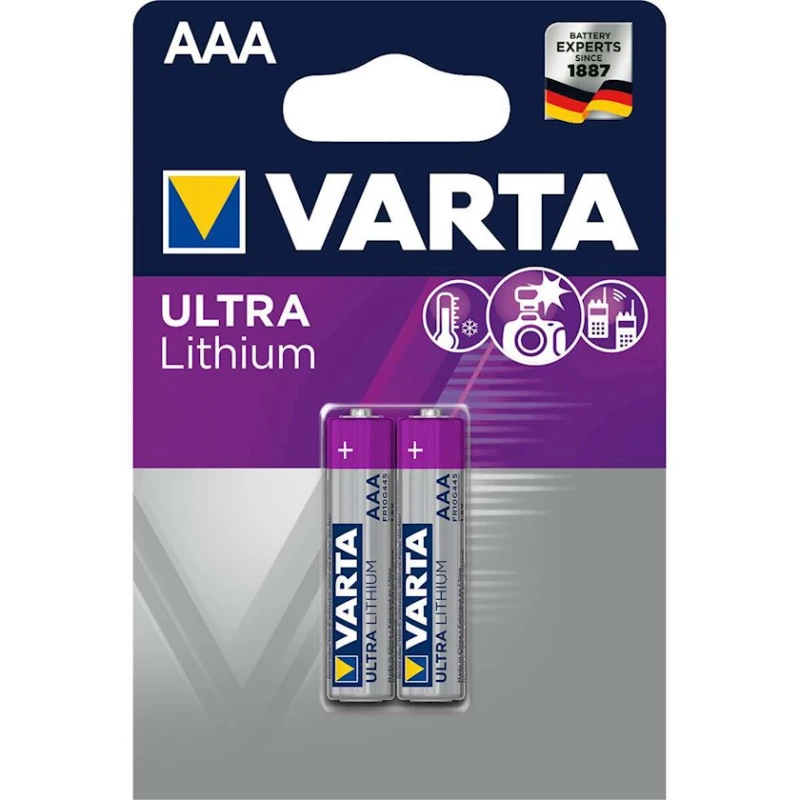 Батарейка Varta Professional Lithium AAA 2 шт Батарейка Varta Professional Lithium AAA 2 шт