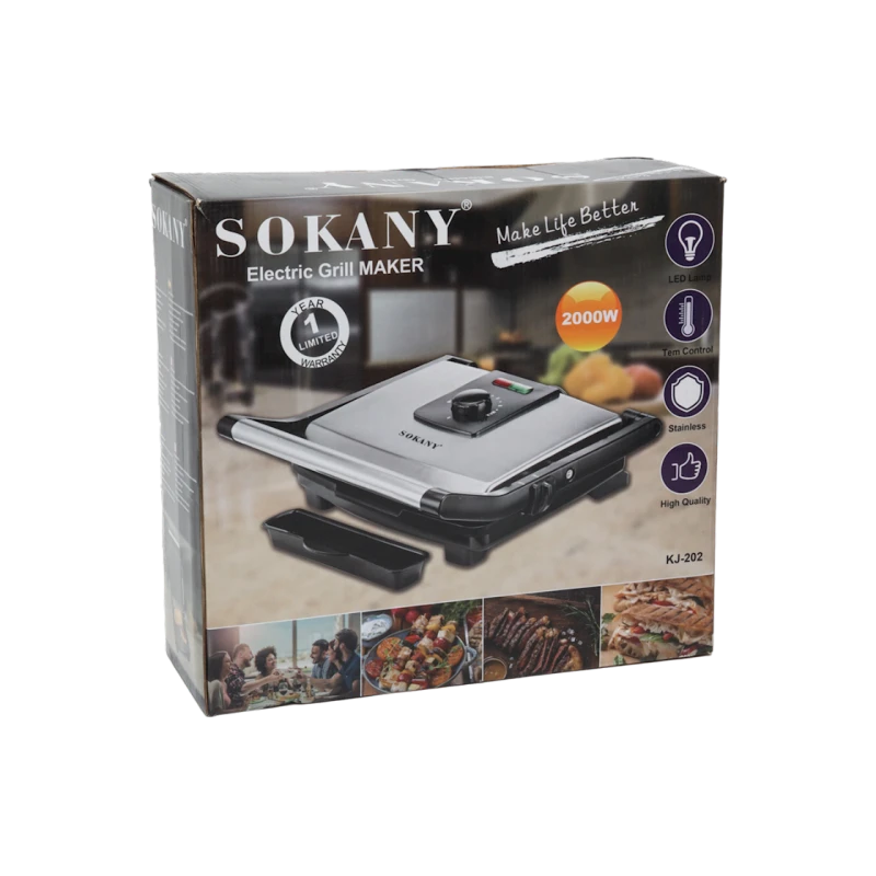 Электрогриль Sokany KJ-202 Электрогриль Sokany KJ-202