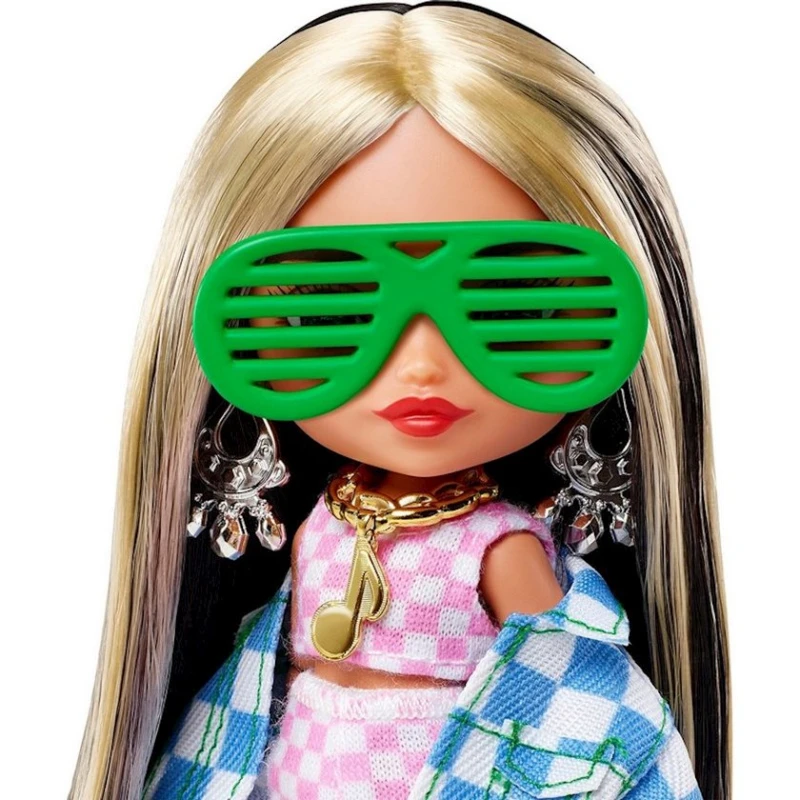 Кукла Barbie HGP64 Extra Minis Мини-кукла с черными волосами