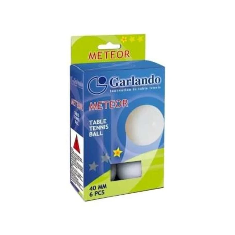 Набор мячей для настольного тенниса Garlando 2C4-118, 40 мм, белый, 6 шт Набор мячей для настольного тенниса Garlando 2C4-118, 40 мм, белый, 6 шт