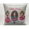 Little Princess Dizaynlı Dekorativ Yastıq 45x45 sm