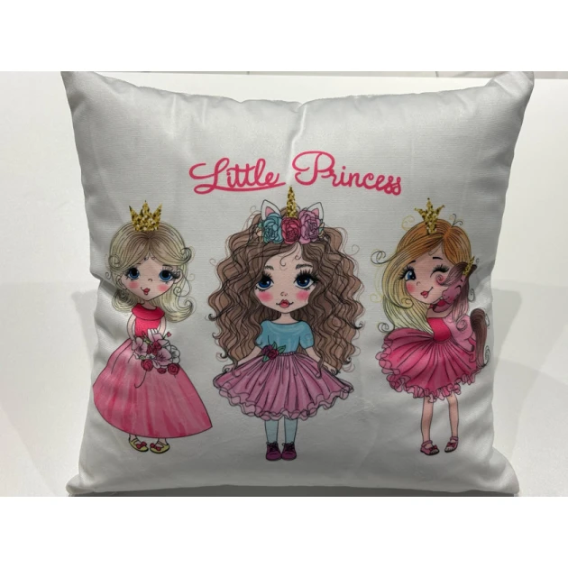Little Princess Dizaynlı Dekorativ Yastıq 45x45 sm