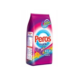 Yuyucu toz Peros, rəngli paltar üçün, avtomat, 9 kq