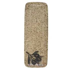 Блюдо ID-Fine Wise Quadro Dikdörtgen, фарфор, коричневое, 30 см