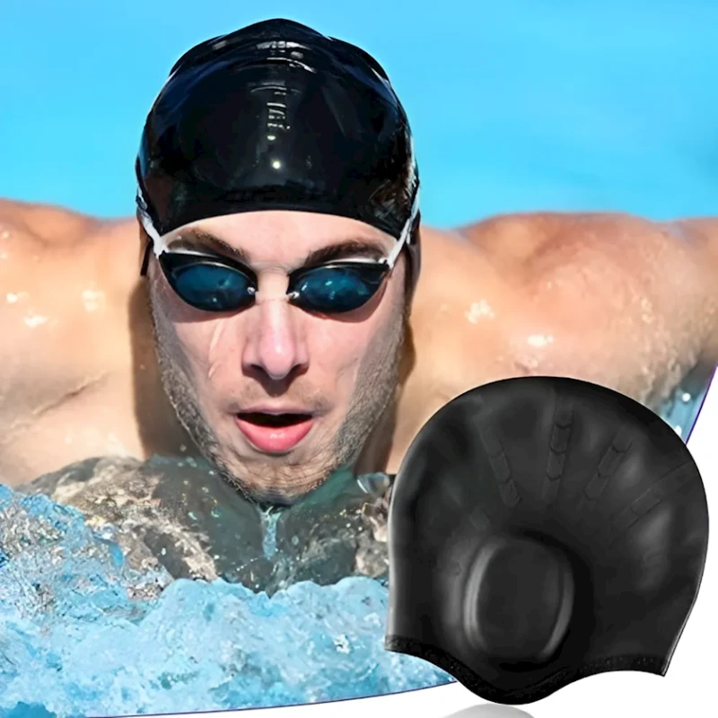 Üzgüçülük papağı Speedo S-120641390, silikon, qara Üzgüçülük papağı Speedo S-120641390, silikon, qara