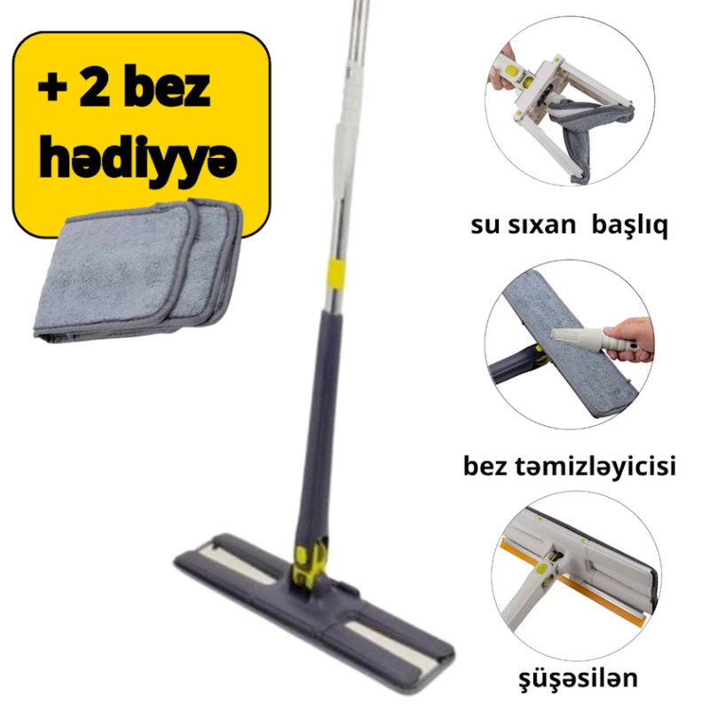 Lif süpürgə-kəpənək WMC Tools 3H, ağ, 133 sm Lif süpürgə-kəpənək WMC Tools 3H, ağ, 133 sm