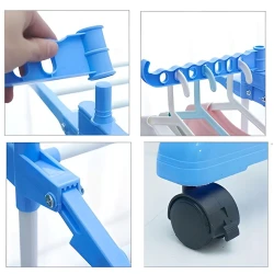 Сушилка для белья ezzy_5973, голубой/белый Сушилка для белья ezzy_5973, голубой/белый