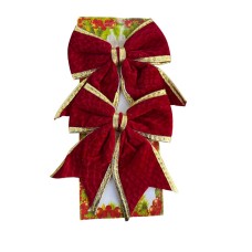 Şam ağacı oyuncaqları dəsti 5237_YCMS-208, qırmızı, 12 sm, 2 əd