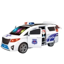 Polis maşını POL_651, ağ/göy, 9.5x23x9 sm, 3+ yaş