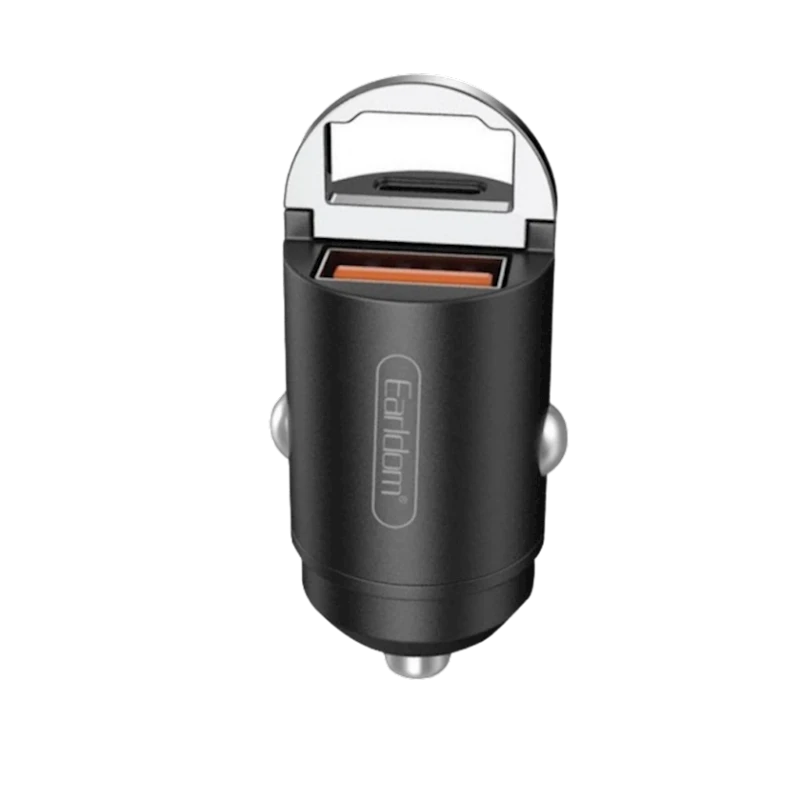 Автомобильное зарядное устройство Earldom ES-CC3 Black Автомобильное зарядное устройство Earldom ES-CC3 Black